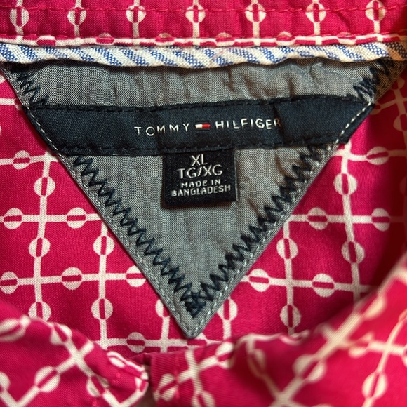Tommy Hilfiger 100% Cotton Button Down Shirt Size XL - Picture 8 of 9